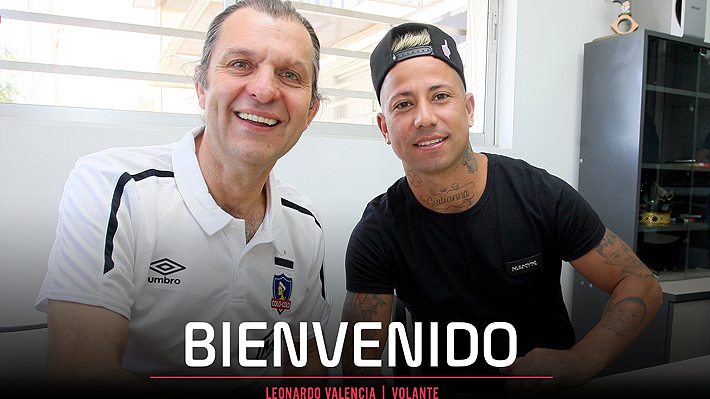 Colo Colo oficializa la llegada de Leonardo Valencia como su cuarto refuerzo: Usará la "10" de Valdivia