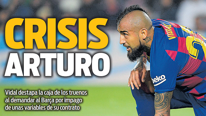 Mientras la Juventus entra en la pelea por Vidal, en España el chileno es portada y aseguran que el Barça quiere que siga en el club