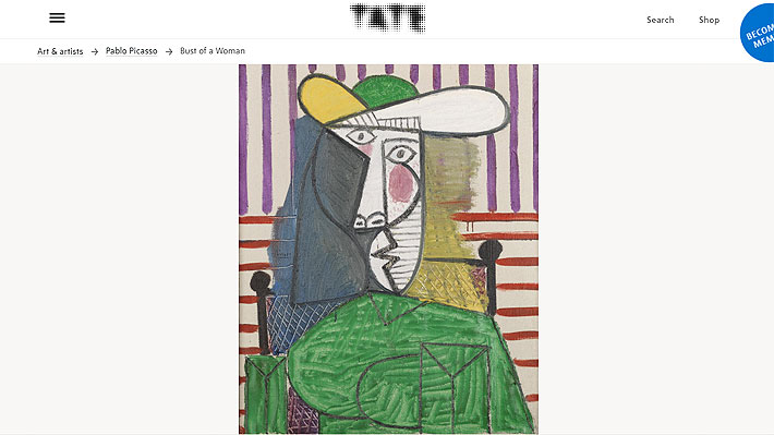 Acusan formalmente a hombre que dañó un cuadro de Pablo Picasso en la Tate Modern de Londres