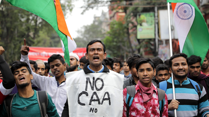 India cierra el 2019 con nuevas y masivas protestas contra la Ley de Ciudadanía