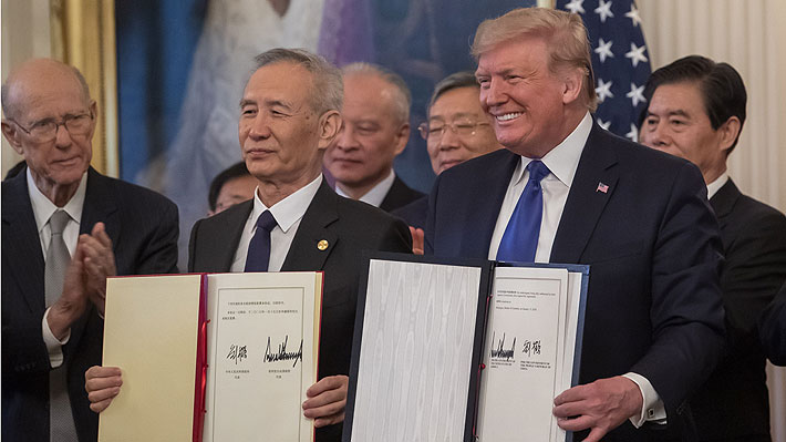 Guerra Comercial: EE.UU. y China firman acuerdo y adelantan que quitarán todos los aranceles en la Fase 2