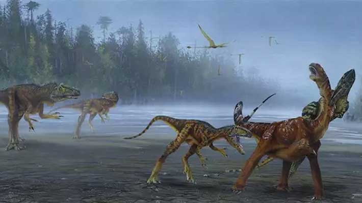 Descubren una nueva especie de dinosaurio carnívoro perteneciente a la más antigua de los alosaurios