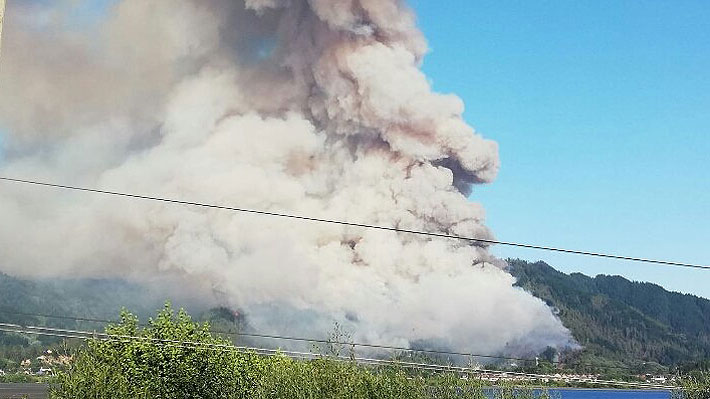Incendio en Chiguayante: Evacúan a 17 personas de un hogar de ancianos