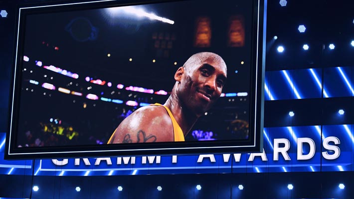Kobe Bryant es homenajeado en versión 62 de los Premios Grammy: "Perdimos a un héroe"