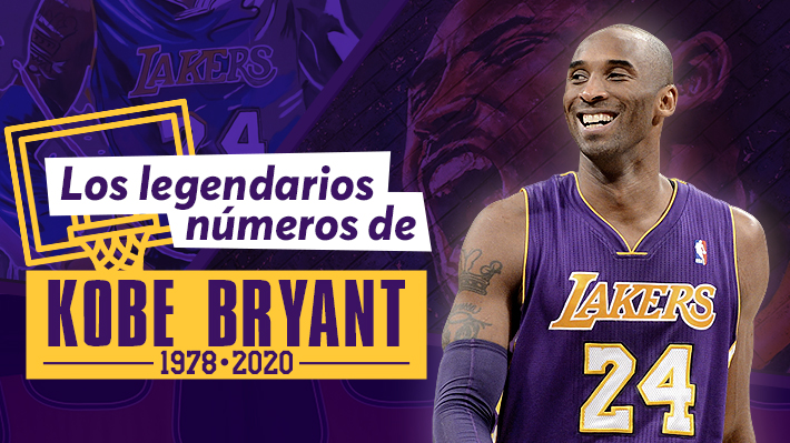 Más de 33.000 puntos y cinco títulos: Los legendarios y brillantes números de Kobe Bryant en la NBA