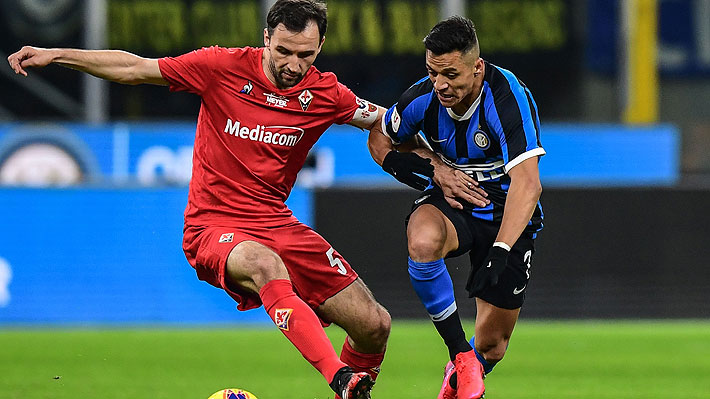 Alexis Sánchez desentonó como titular y no tuvo injerencia en la clasificación del Inter a semifinales de Copa Italia