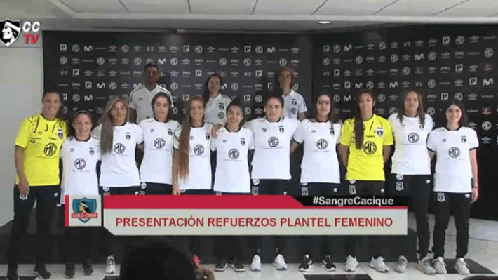 Varias seleccionadas y cuatro extranjeras... Colo Colo femenino presentó a sus 11 fichajes para esta temporada