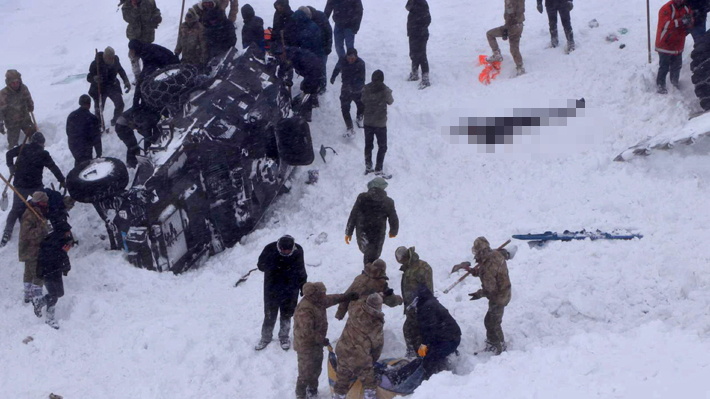 Aumenta a 38 la cifra de muertos tras dos avalanchas de nieve registradas en el este de Turquía