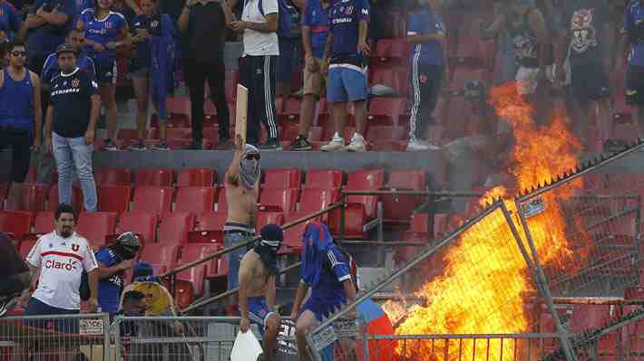 Presentan recurso de protección ante prohibición de ingreso a hinchas de la U. de Chile al Estadio Nacional