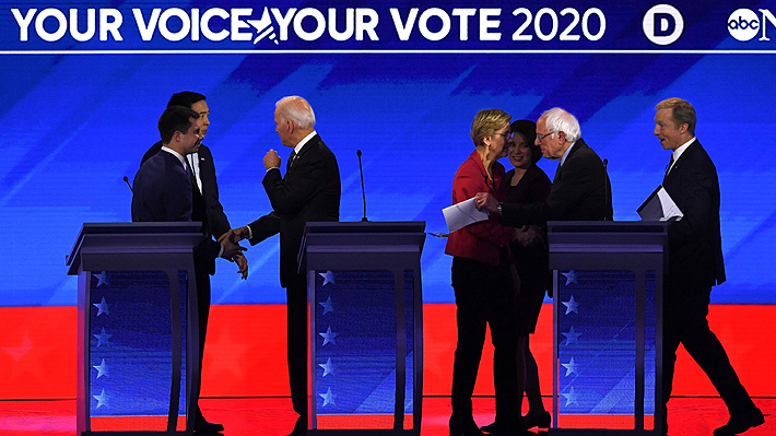 Empieza nuevo debate demócrata en New Hampshire con Bernie Sanders y Pete Buttigieg como grandes favoritos