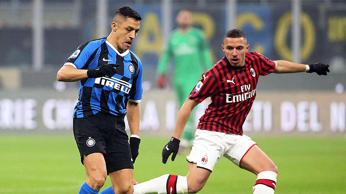 Mira la asistencia de Alexis en el segundo gol del Inter ante el Milan en el clásico