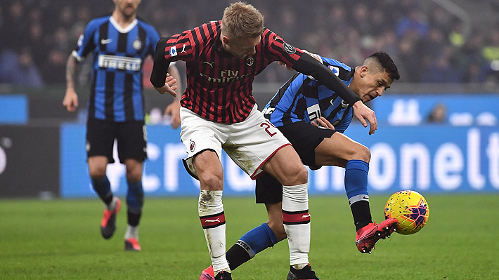 Alexis fue titular y brindó un pase gol en espectacular remontada ante Milan: Ahora el Inter vuelve al liderato del Calcio