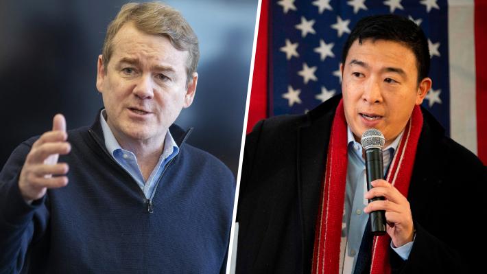 Michael Bennet y Andrew Yang abandonan la carrera por la candidatura demócrata en EE.UU.