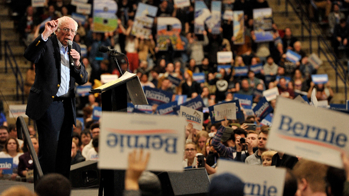 Primarias demócratas en EE.UU.: Sanders lidera en New Hampshire con el 70% escrutado