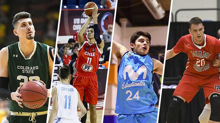 Cuatro basquetbolistas chilenos que juegan en el extranjero y que sueñan  con la NBA 