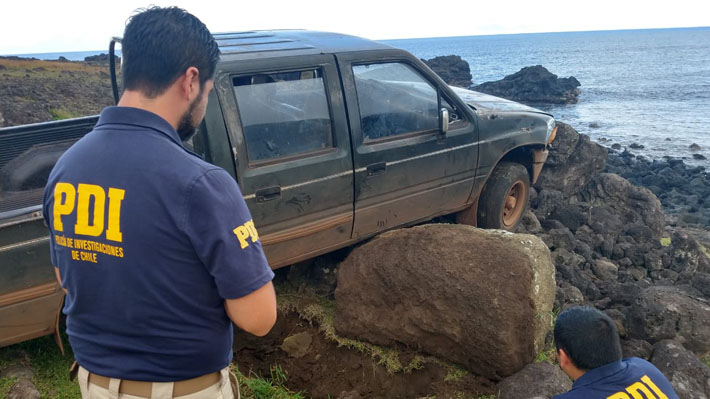 Fiscalía detalla colisión que afectó a Moai en Rapa Nui: Conductor es residente de la isla y "no tenía ingesta de alcohol"