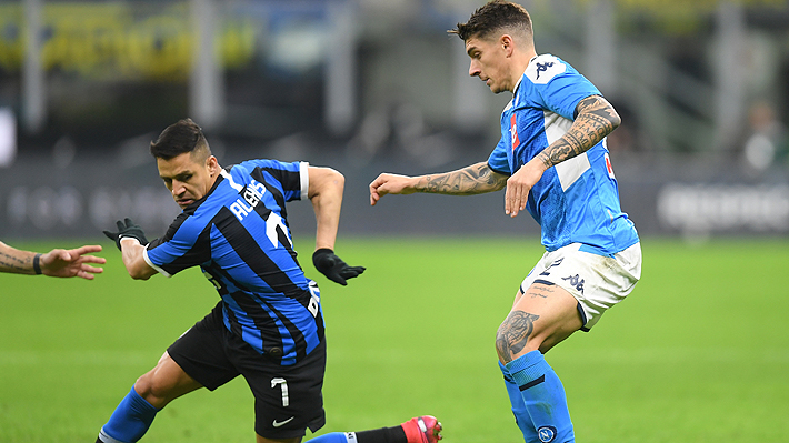Semifinal entre el Inter de Alexis y el Napoli se une al Juventus-Milan y es aplazada por coronavirus