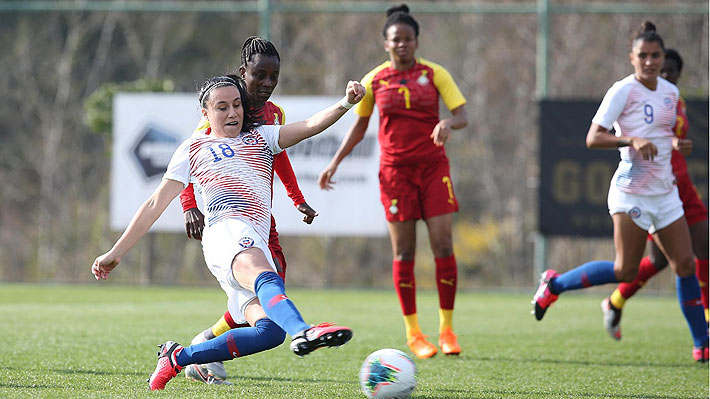 La "Roja" femenina golea a Ghana en su debut en torneo amistoso previo al repechaje a Tokio 2020