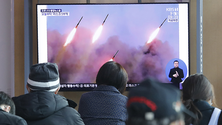 Corea del Norte lanza tres proyectiles balísticos en una nueva prueba que tensiona la región