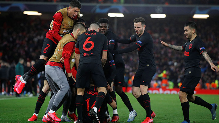 Batacazo del Atlético de Simeone: Elimina al campeón Liverpool en Inglaterra en un partidazo y pasa a cuartos de la Champions