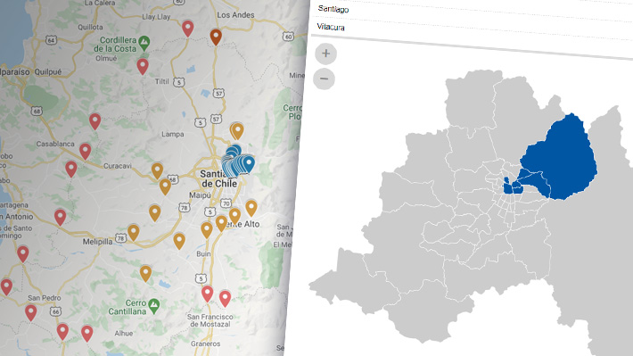 El mapa de las aduanas sanitarias en la RM y las siete comunas que estarán en cuarentena total
