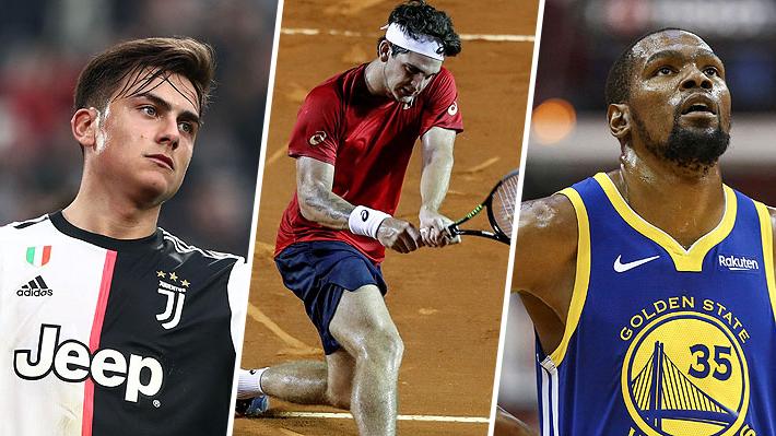 De Dybala al verdugo de Garin en el ATP de Santiago... los deportistas más reconocidos que se han contagiado de coronavirus