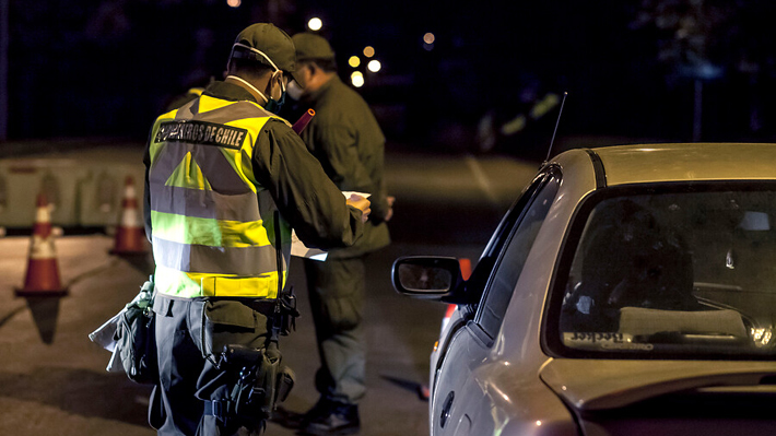 Carabineros y última jornada: 453 personas infringieron toque de queda y otras 390 las cuarentenas