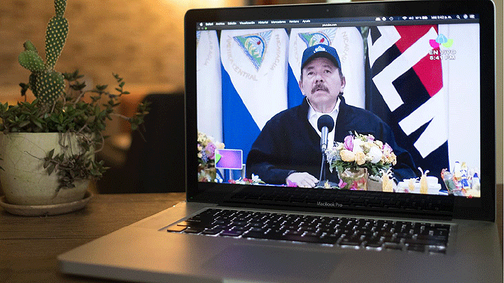 Ortega reaparece en TV tras un mes "desaparecido" y defiende estrategia de Nicaragua frente a pandemia