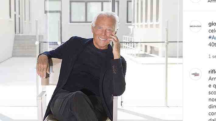 Giorgio Armani analiza la industria de la moda en medio de la pandemia: "Ya no quiero trabajar así, me parece inmoral"