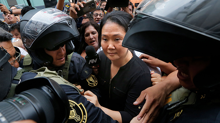 Poder Judicial peruano revoca prisi&oacute;n preventiva de Keiko Fujimori y ordena su libertad bajo fianza