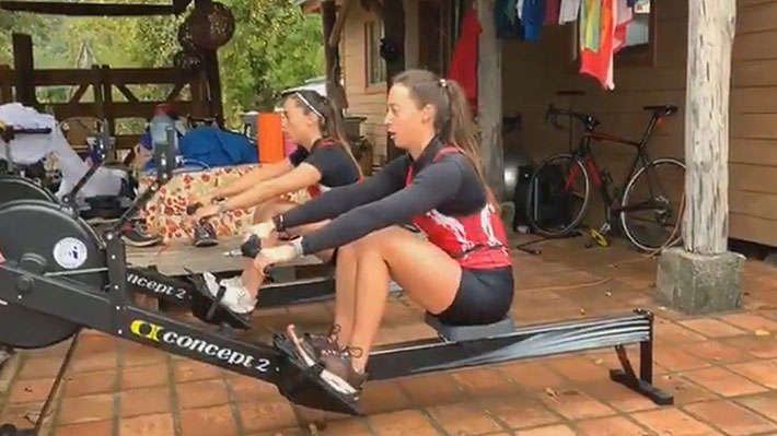 Las mellizas Abraham cuentan la "estresante" situaci&oacute;n que vivieron, la "sorpresiva" experiencia de entrenar en casa y sus intensos d&iacute;as