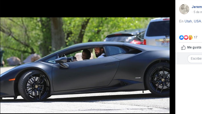 Hombre llevó de paseo en su Lamborghini a niño que 