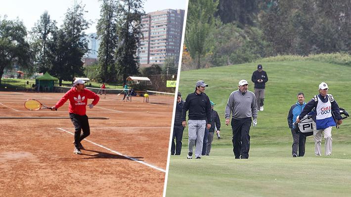 Cómo van a volver el tenis y el golf, los primeros deportes que retomarán la "nueva normalidad" en Chile