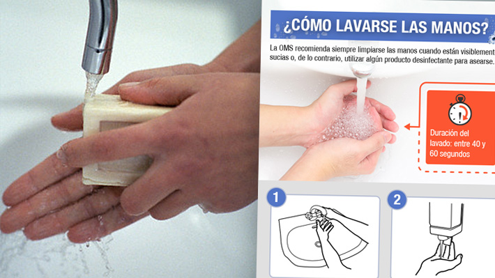 Lavado de manos, una de las claves contra el covid-19 y que en Chile poco se practica: ¿Sabes cómo hacerlo correctamente?