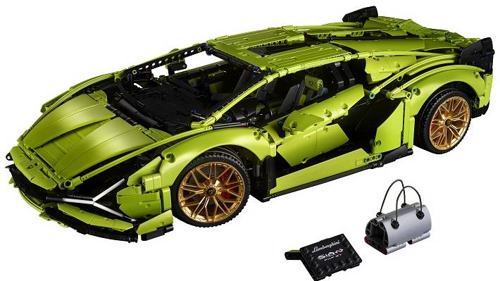 Lego suma al Lamborghini Sián híbrido en su colección de superdeportivos a escala