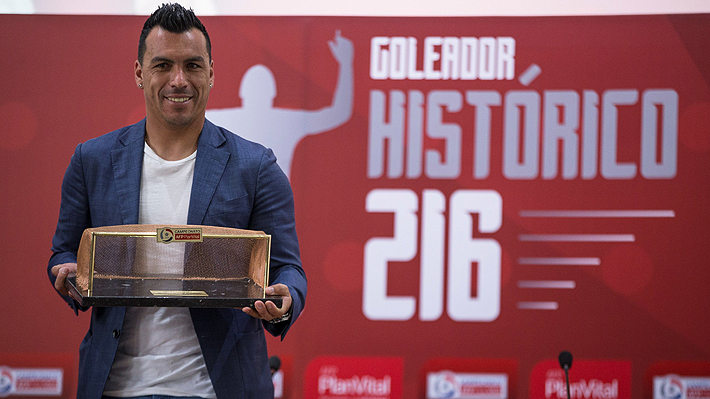 La ANFP zanja la polémica: Esteban Paredes tiene 216 tantos registrados y es el goleador histórico del fútbol chileno