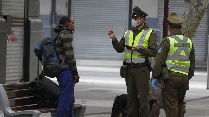 Última jornada de toque de queda y cuarentena contó con 1.620 infracciones a nivel nacional