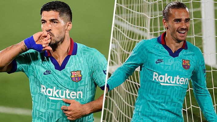 Video: El golazo histórico de Luis Suárez y el notable globito de Griezmann tras taco de Messi en triunfo del Barcelona