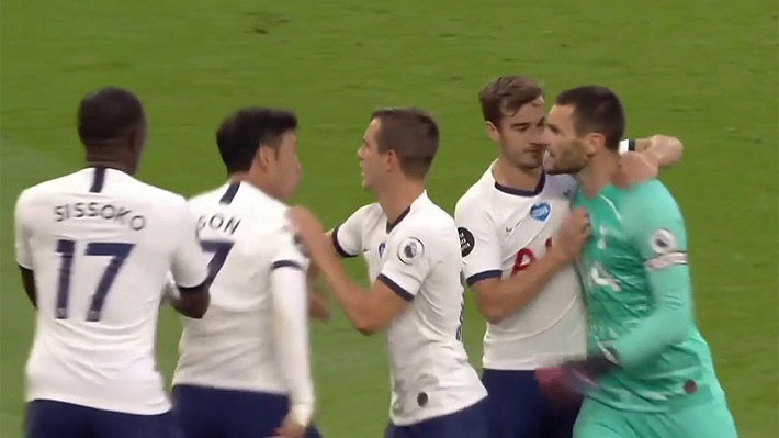 Tensión total en el Tottenham de Mourinho: Dos de sus jugadores casi se van a los golpes en pleno partido... Mira el momento