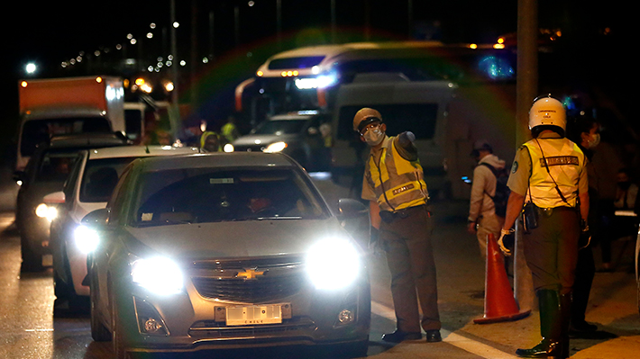 Carabineros ha detectado a 340 personas con covid positivo durante controles preventivos en el pa&iacute;s
