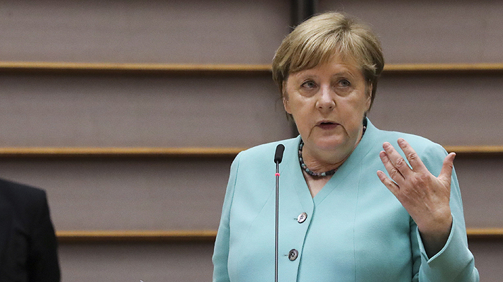 Angela Merkel frente a la UE: "El populismo que niega realidades está mostrando sus limitaciones" en la pandemia