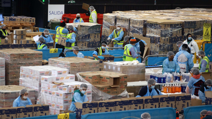 Gobierno anuncia nueva entrega de 3 millones de cajas de alimentos: La mitad serán para la Región Metropolitana