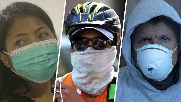 Estudio analizó la efectividad de las mascarillas: Las quirúrgicas son las mejores y los pañuelos de cuello no sirven casi nada