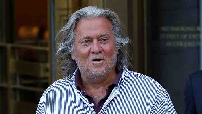 Imponen fianza de US$5 millones a Steve Bannon: Ex asesor de Trump se declara "no culpable" de fraude