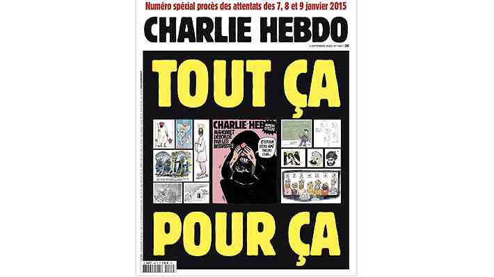 Charlie Hebdo vuelve a publicar caricaturas de Mahoma en la previa a juicio por atentado yihadista