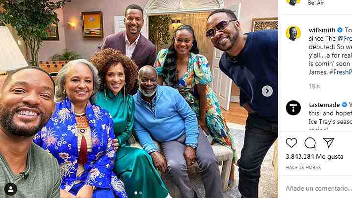 Will Smith comparte fotos de reunión del elenco de "El Príncipe del Rap" para especial que se transmitirá a fines de 2020