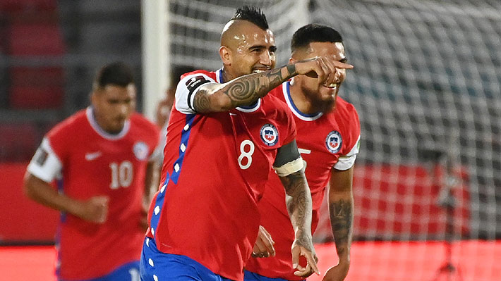 Uno fue un tremendo golazo: Mira el doblete de Vidal con el que Chile derrotó a Perú | Emol.com
