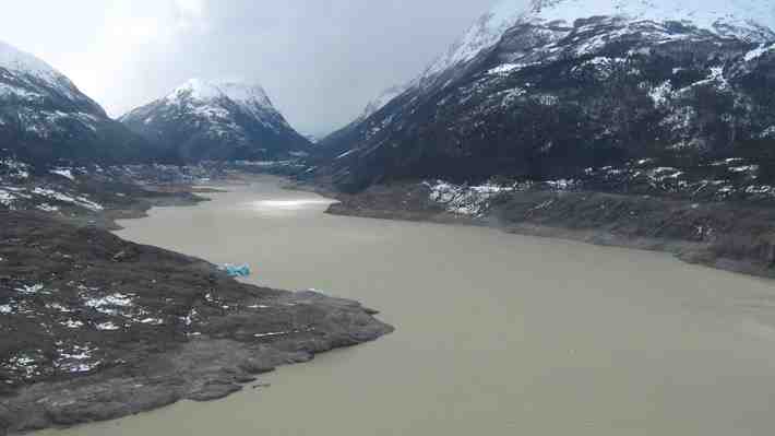 Declaran alerta amarilla en Cochrane y Tortel por vaciamiento de Lago Cachet II