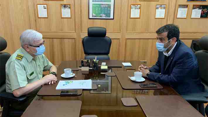 Delgado se reúne con Yáñez a un día de su ascenso como general director de Carabineros