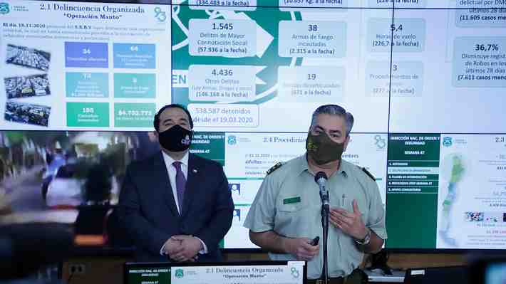 Subsecretario Galli informa que ayer hubo 34 "eventos" a nivel nacional que dejaron 46 detenidos